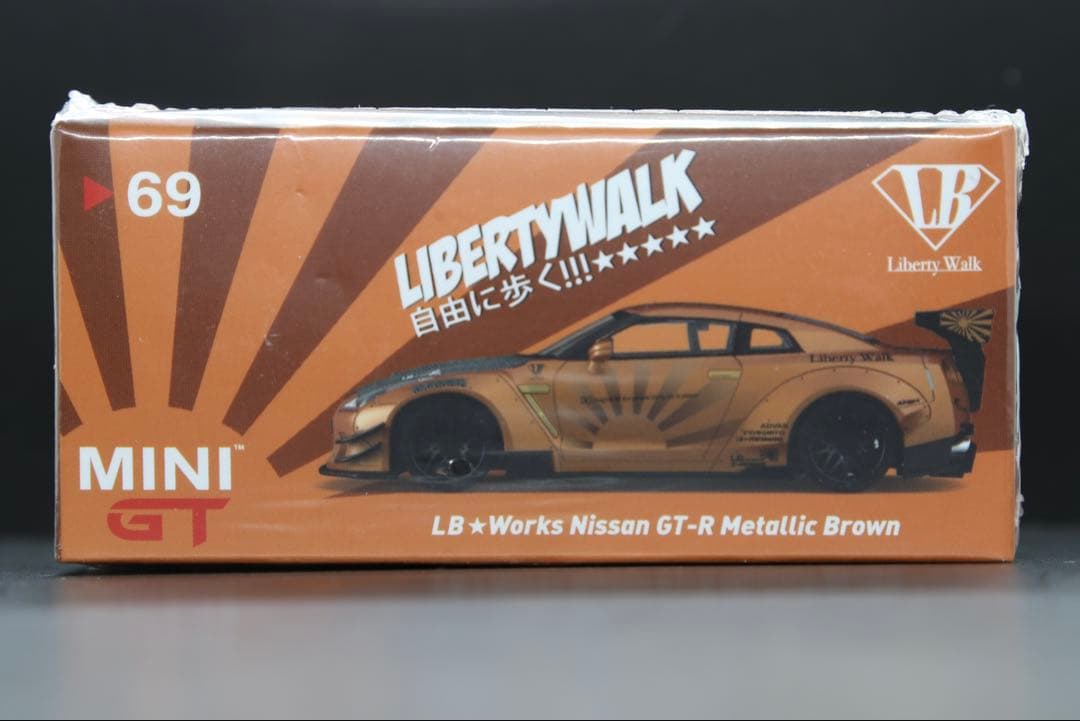 minigt / 1/64 LB★WORKS R35 ”メタリックブラウン“