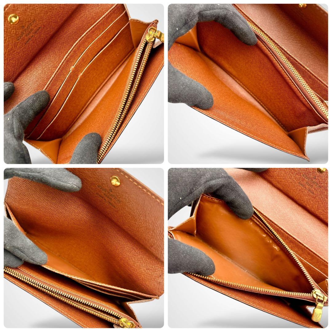 美品✨ルイヴィトン モノグラム ポルトフォイユ サラ 長財布 廃盤 二つ折り財布