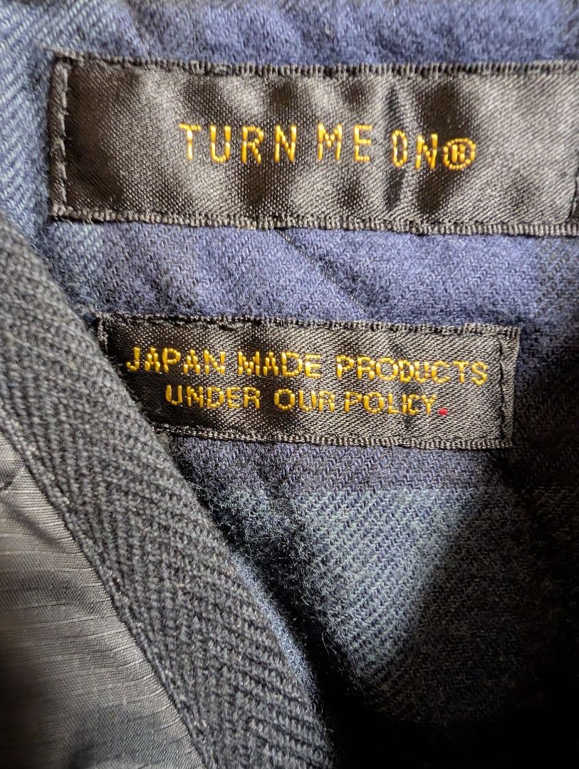 TURN ME ON® キルティングベストブラックL