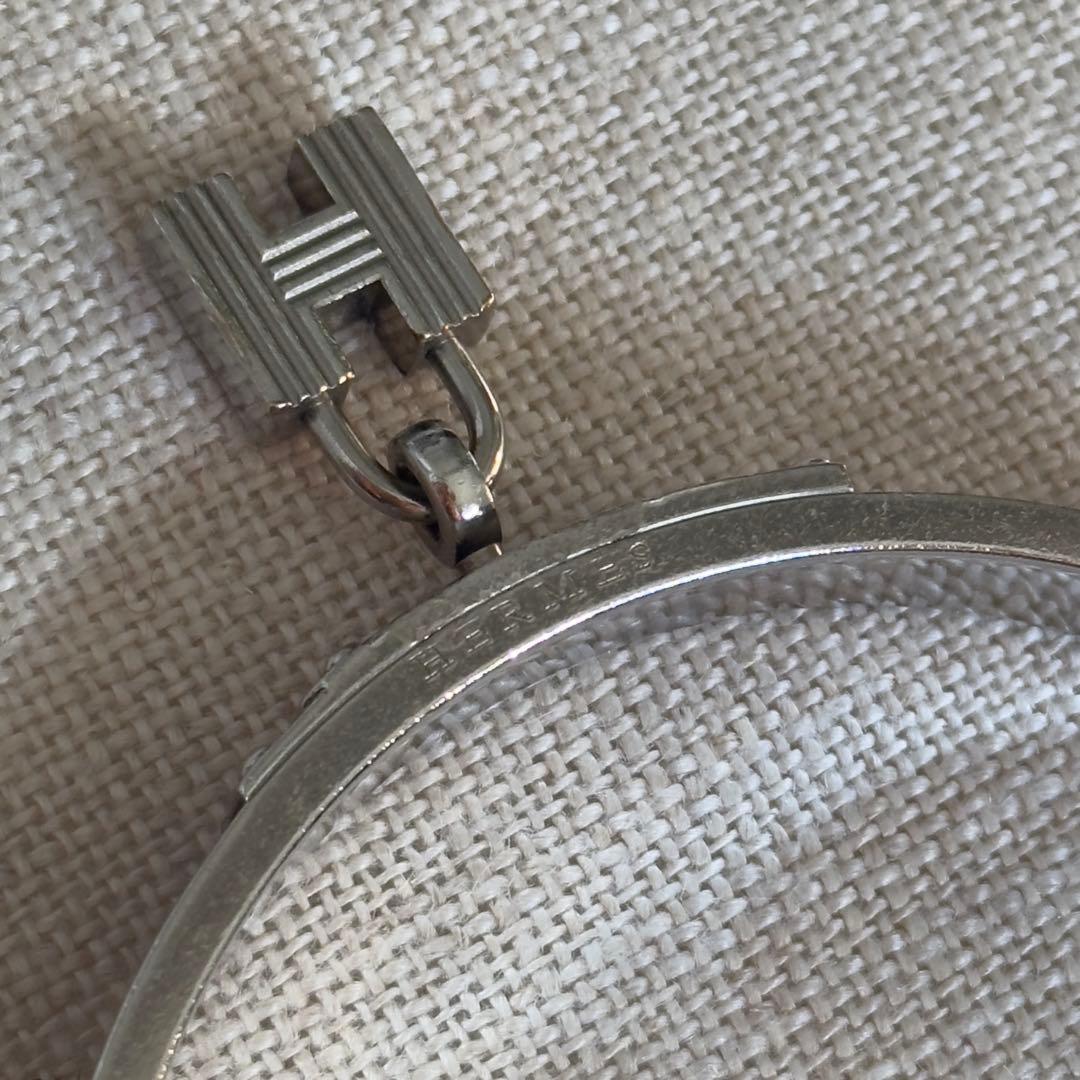 最終値下げ【HERMES】 ヴィンテージ カデナバングル Hロゴ ボルドー