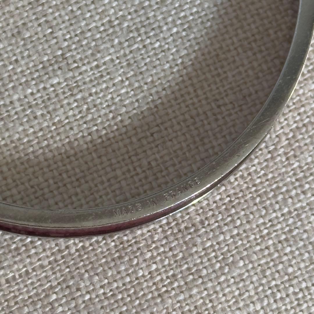 最終値下げ【HERMES】 ヴィンテージ カデナバングル Hロゴ ボルドー