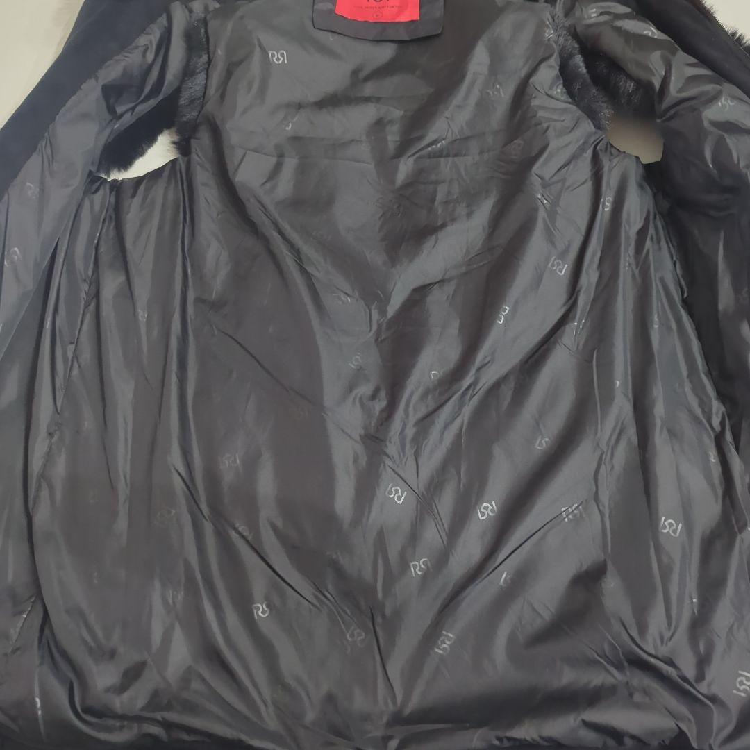 リナシメント　ファー　ダウンベスト　ブラック