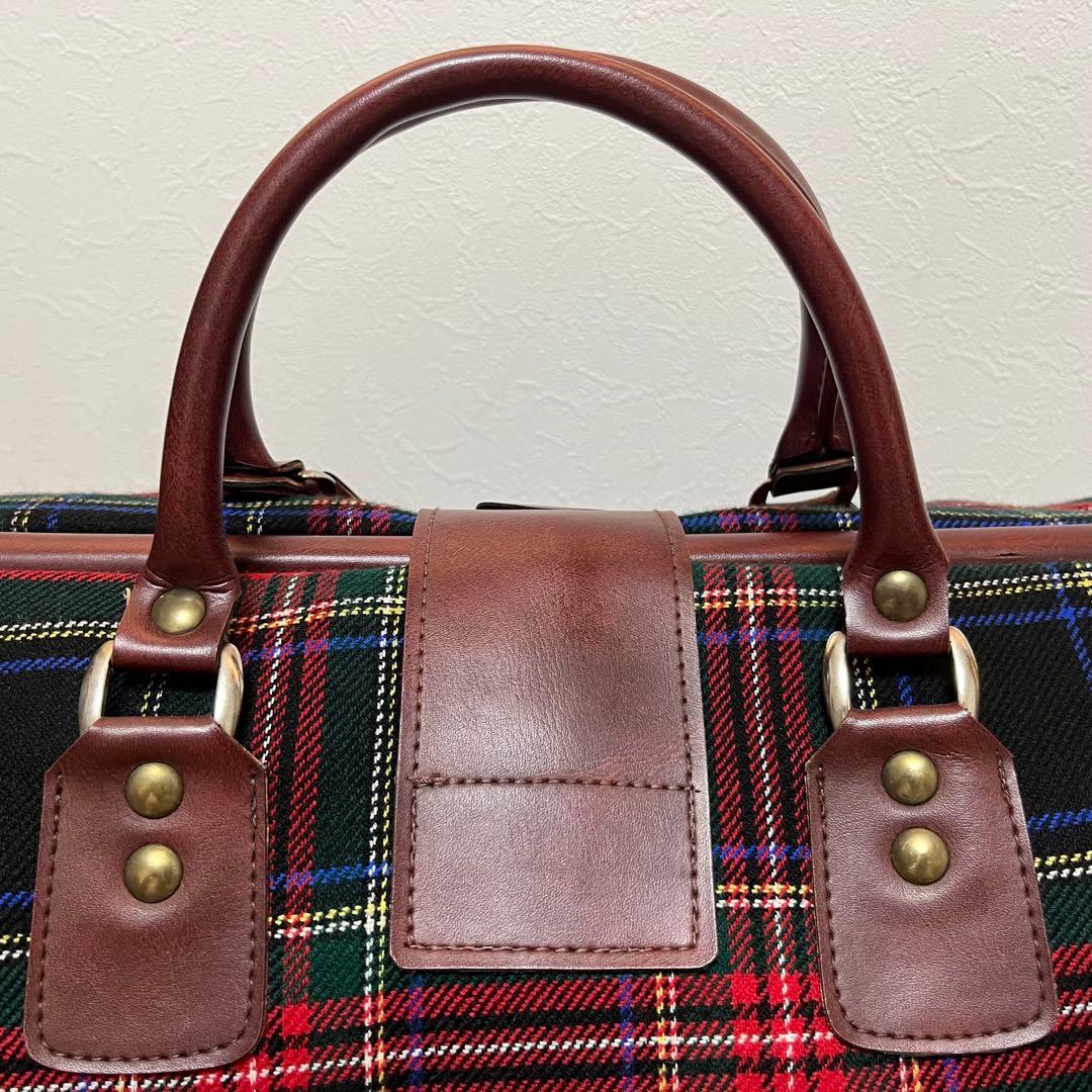 【超希少】吉田カバン ポーター タータンチェック ボストンバッグ 初期タグ