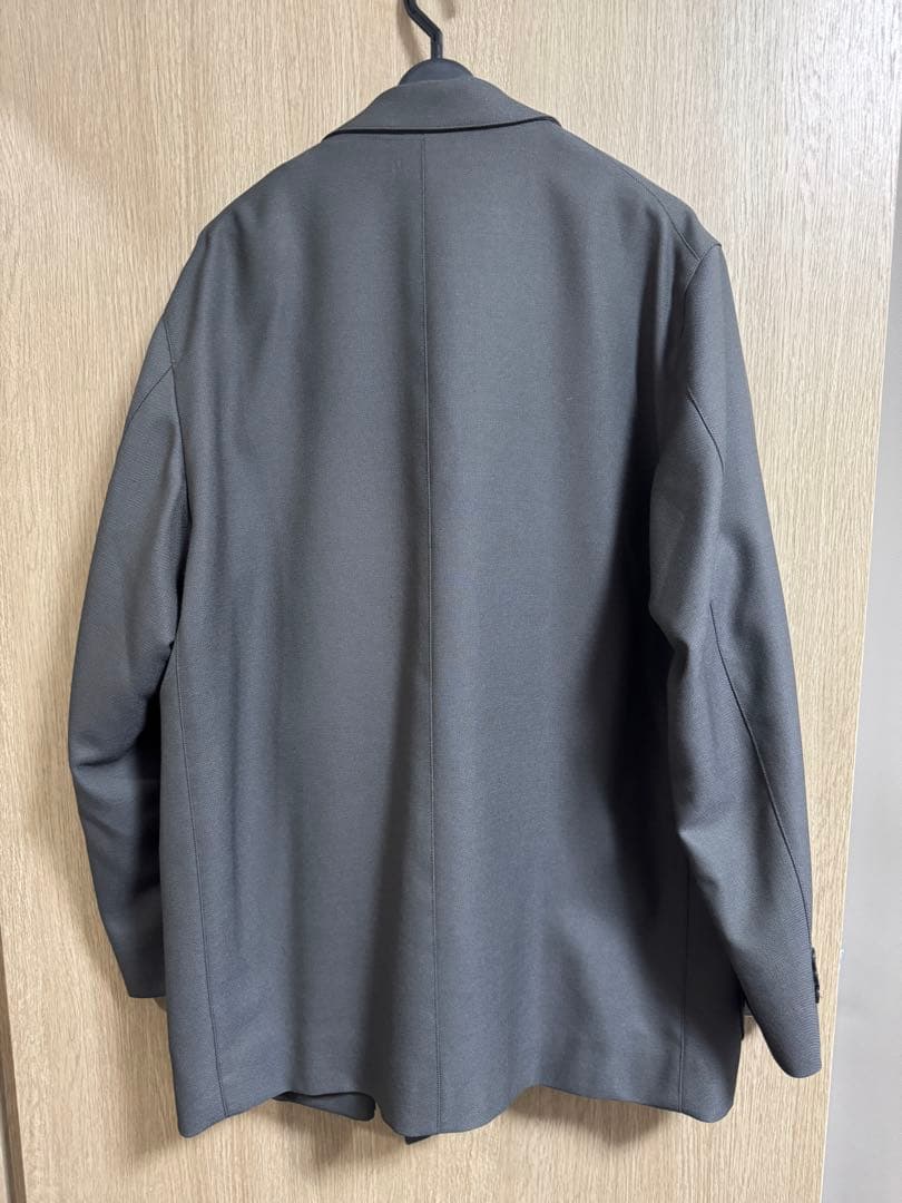 ダークグレー ダブルブレスト テーラードジャケット スティーブン アラン