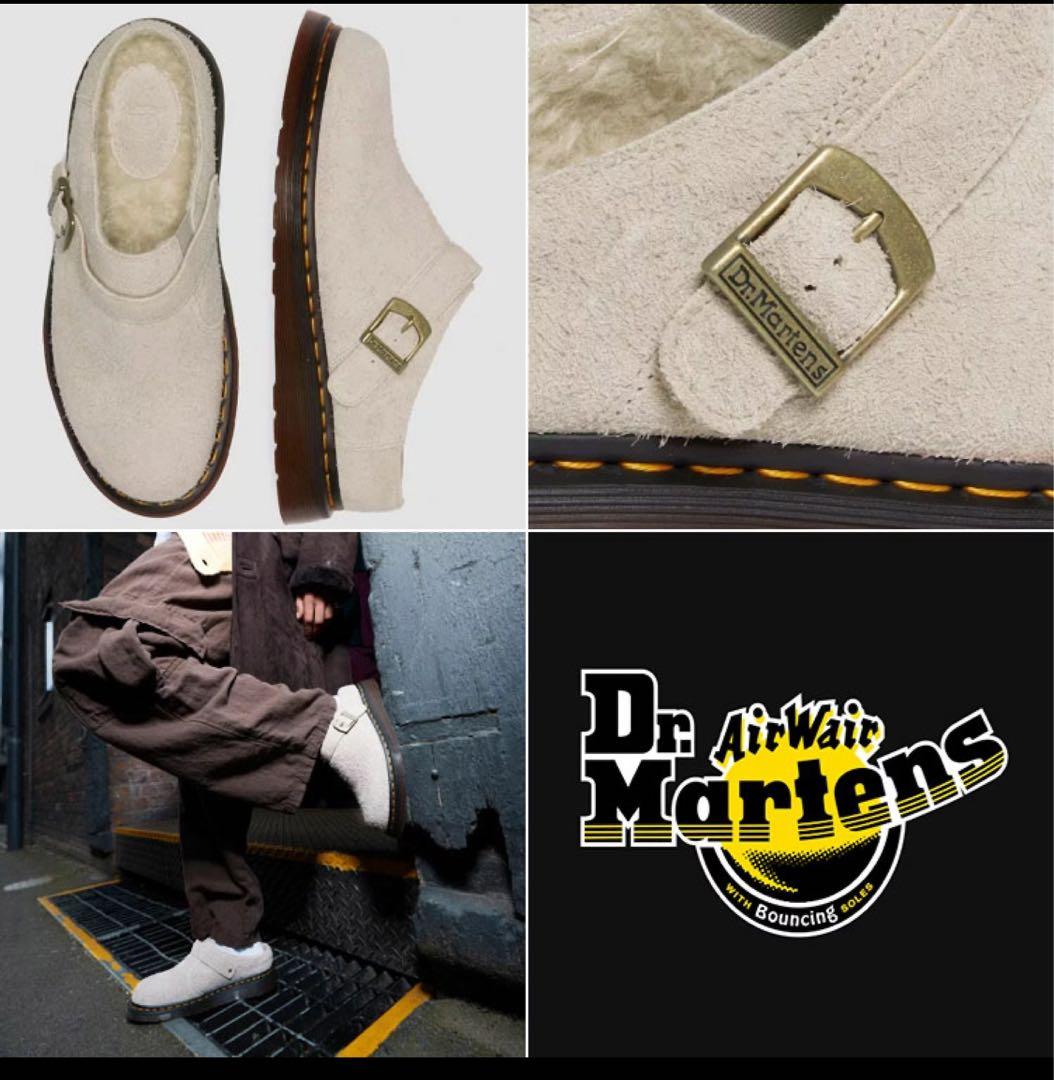 靴 Dr.Martens ISHAM VINTAGE TAUPE UK6
