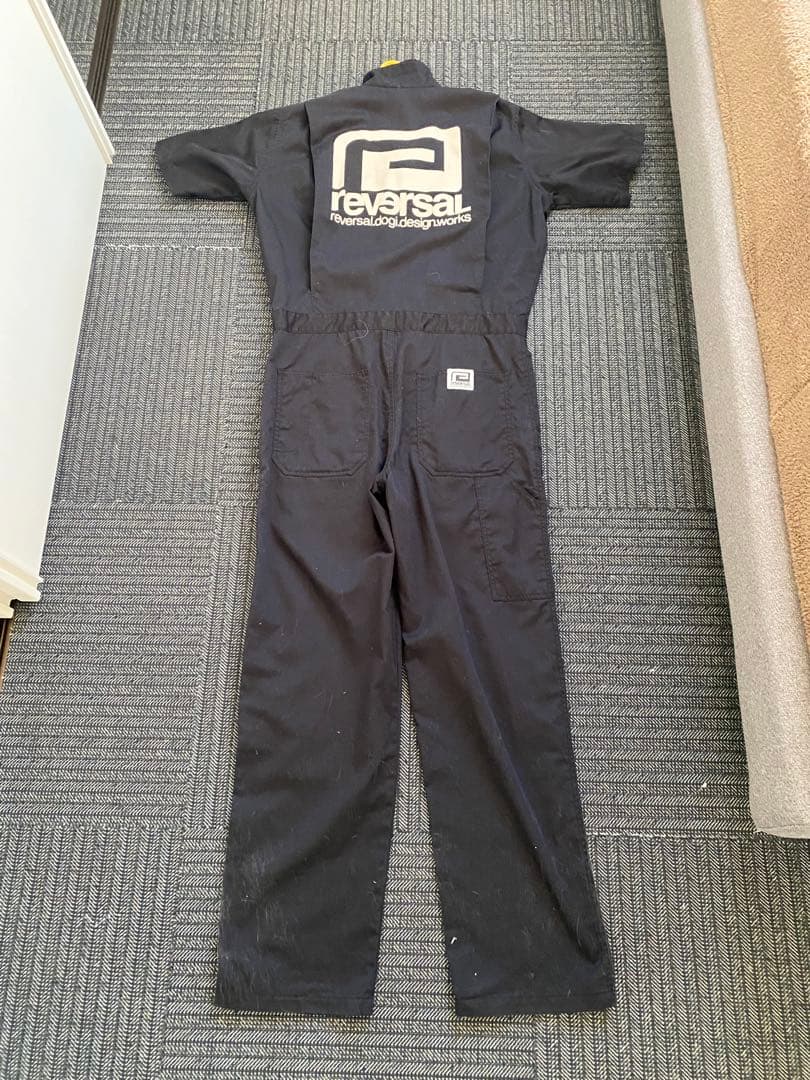 reversal ブラック オーバーオール