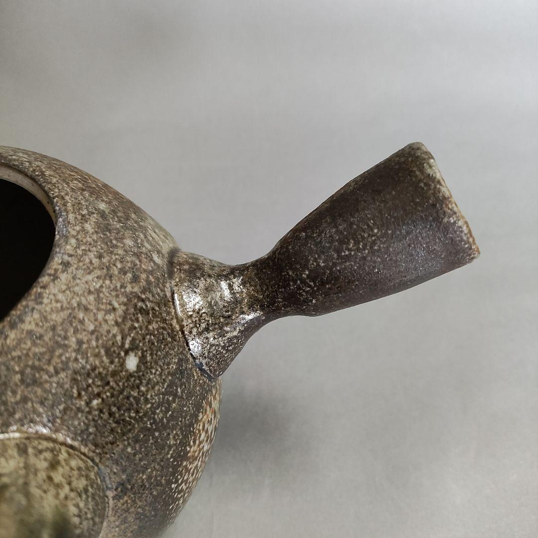 灰釉急須　作家物　自然釉急須　常滑焼　萬古焼