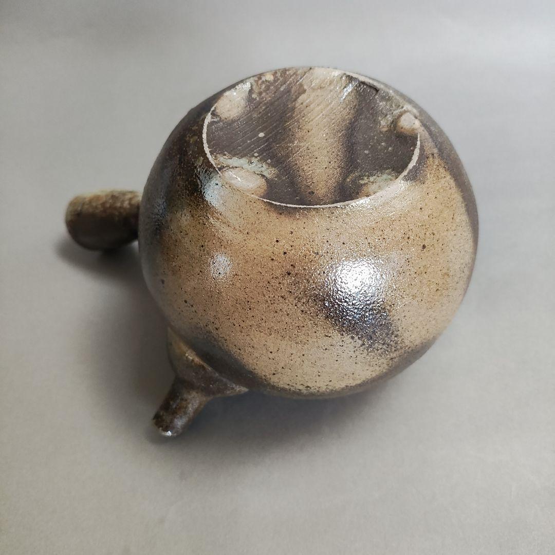 灰釉急須　作家物　自然釉急須　常滑焼　萬古焼