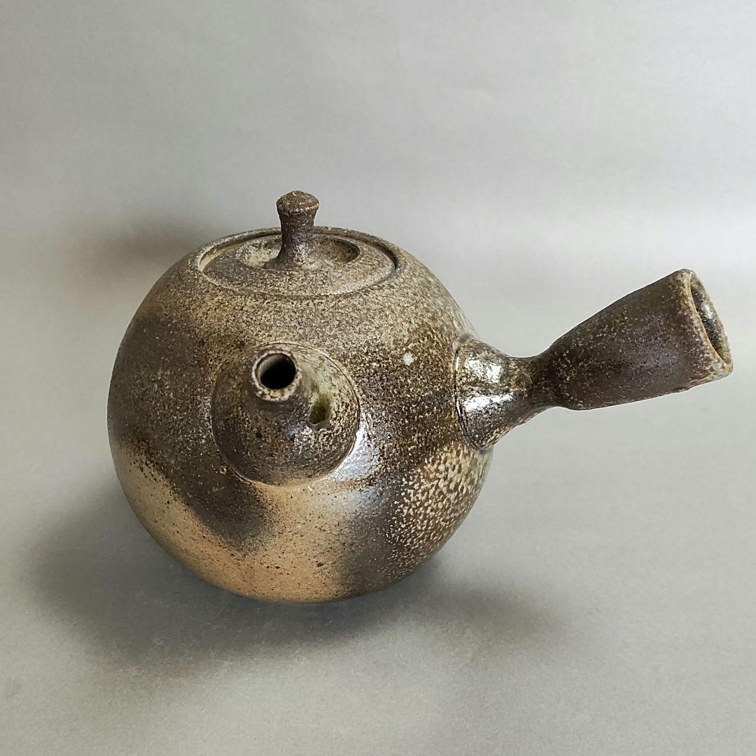 灰釉急須　作家物　自然釉急須　常滑焼　萬古焼