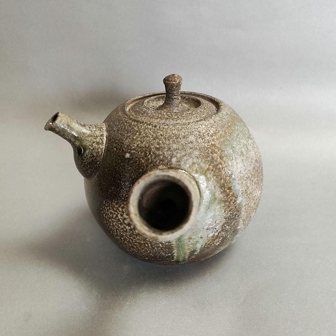 灰釉急須　作家物　自然釉急須　常滑焼　萬古焼