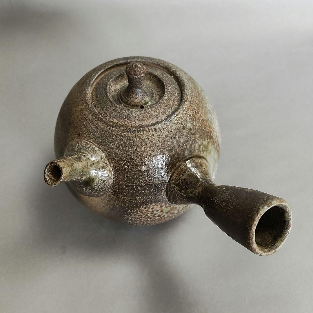 灰釉急須　作家物　自然釉急須　常滑焼　萬古焼