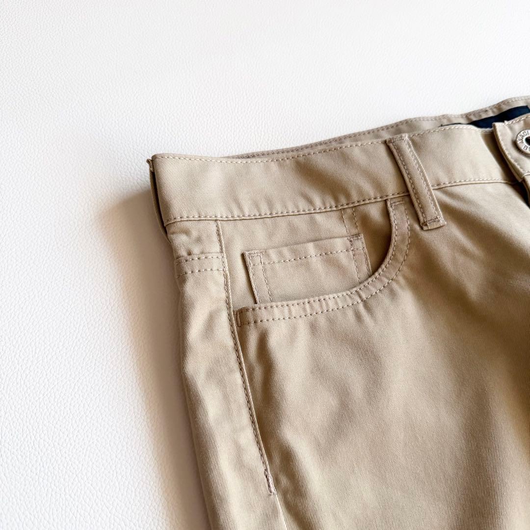 新品タグ付 【マディソンブルー】チノパンツ コットン 日本製 ハイウエスト 04