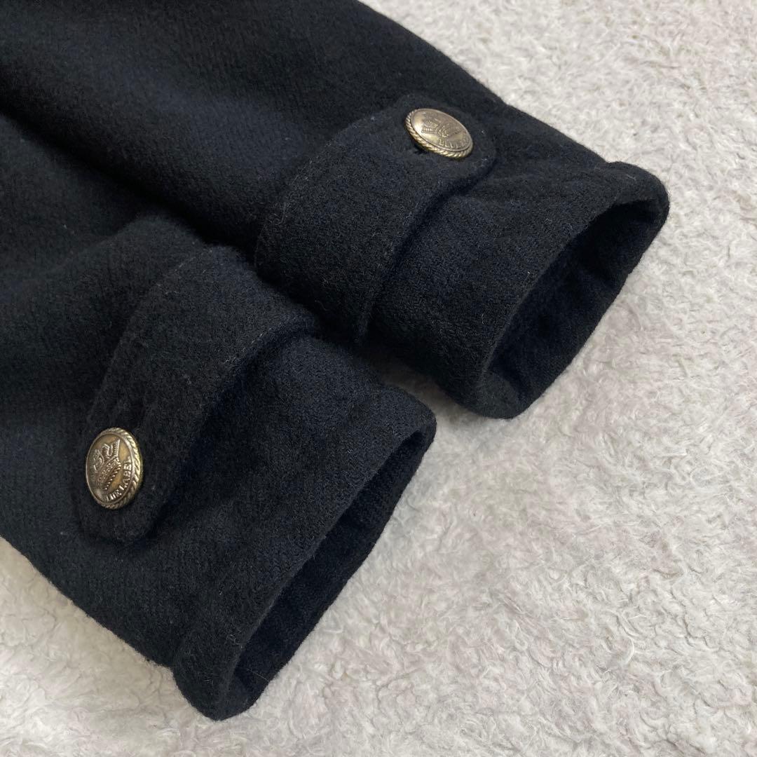 BURBERRY BLUE LABEL　ナポレオンジャケット　ノバチェック　黒