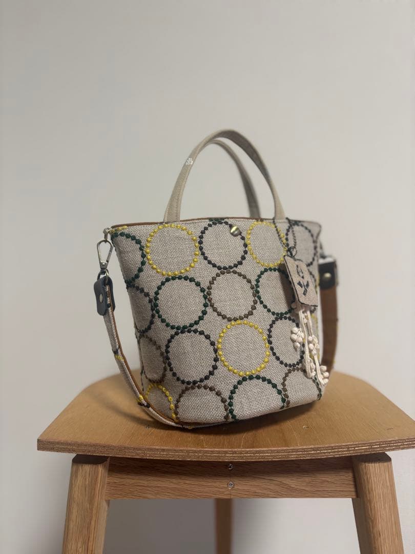 再販◯ミナペルホネン◯ハンドメイド◯2wayマール bag