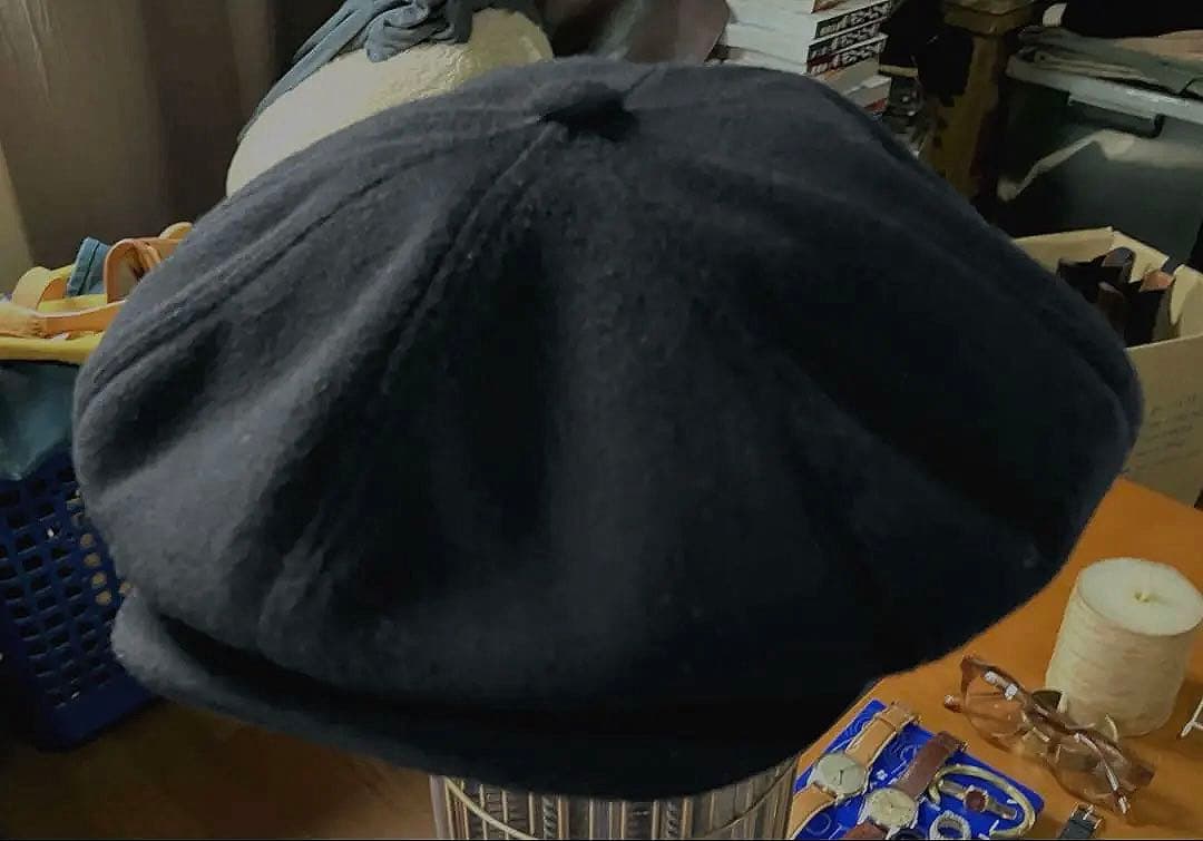 名門MARONE カシミア100% キャスケット イタリア製 未使用 マローネ