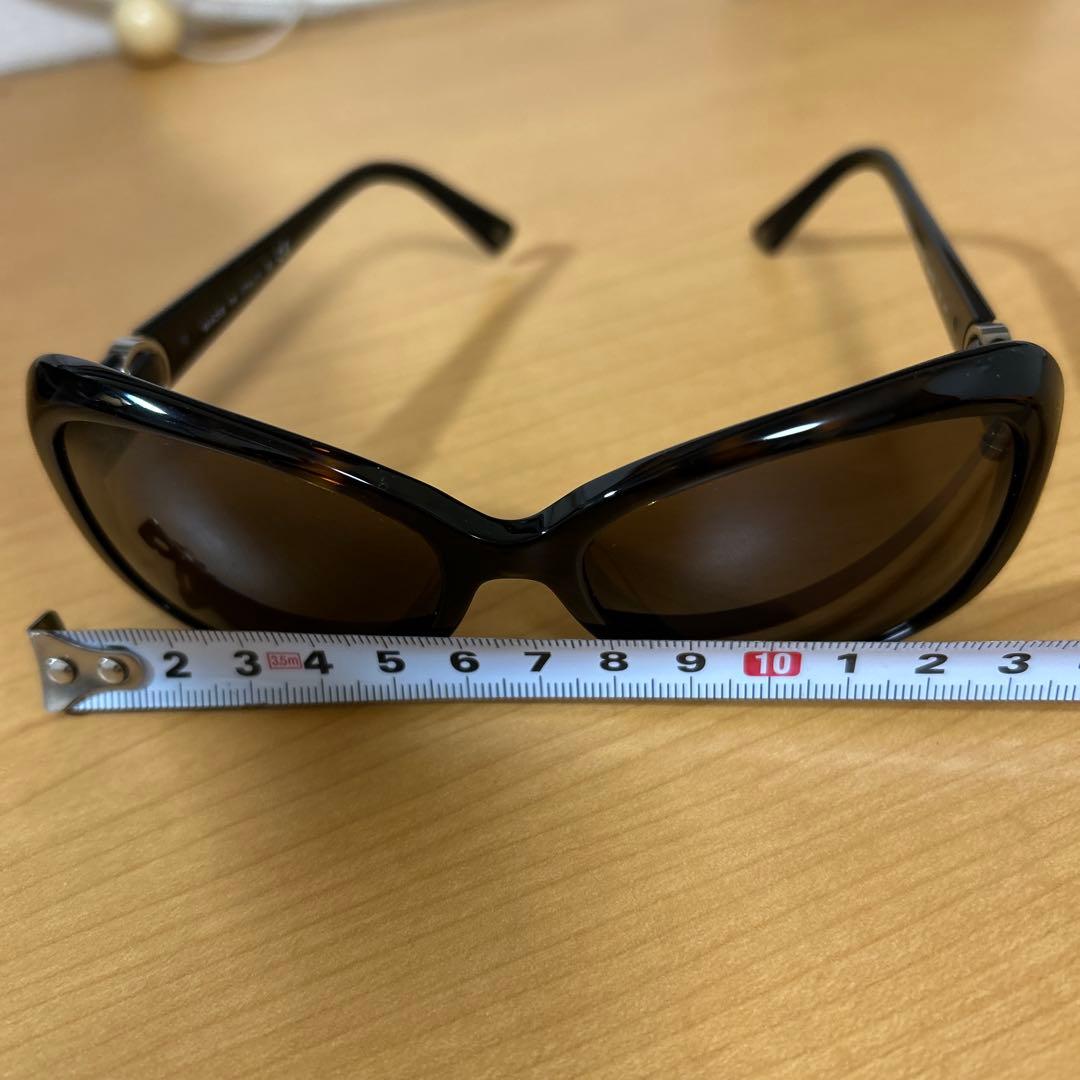 CHANEL ブラック キャットアイ サングラス ケース付き