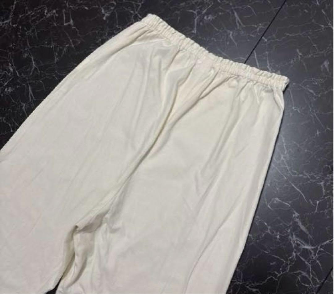 ピンクハウス セミスエード両面起毛パンツ 裾ローン使い ７分丈 ドロワーズパンツ