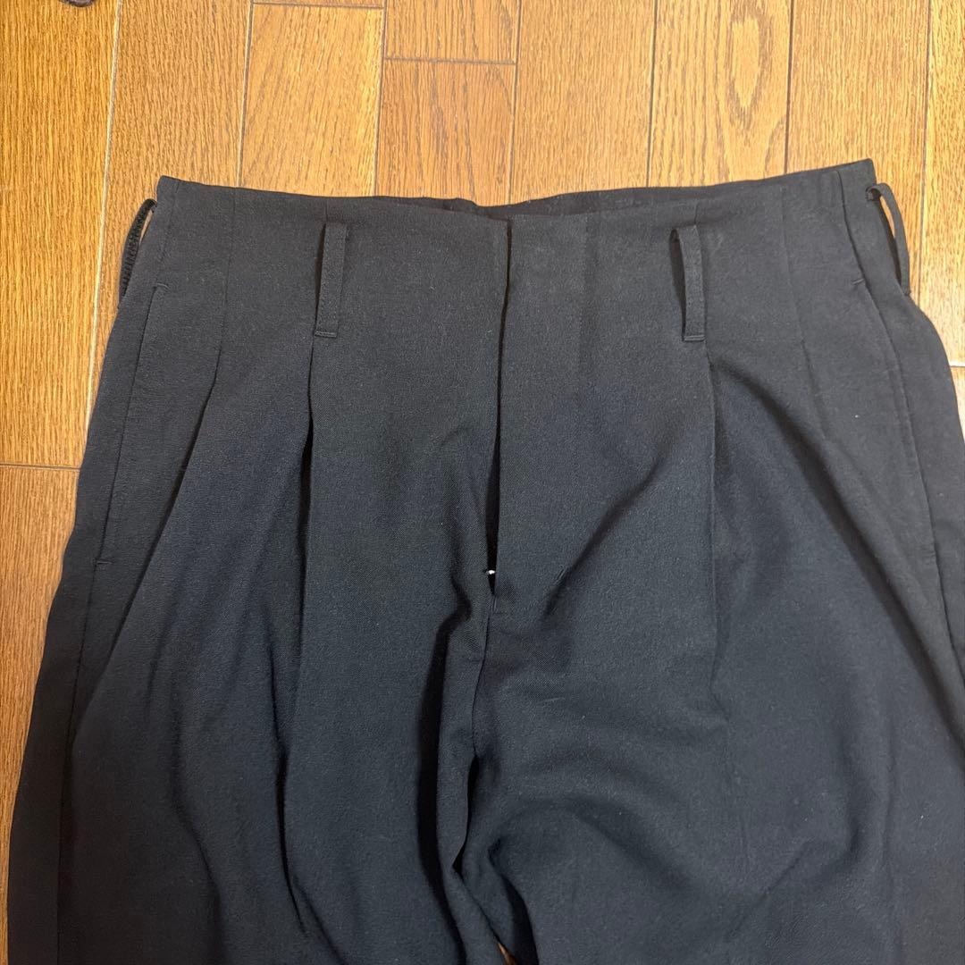 kaiko wide slacks BLACK 定価24000円
