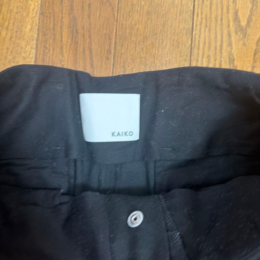 kaiko wide slacks BLACK 定価24000円