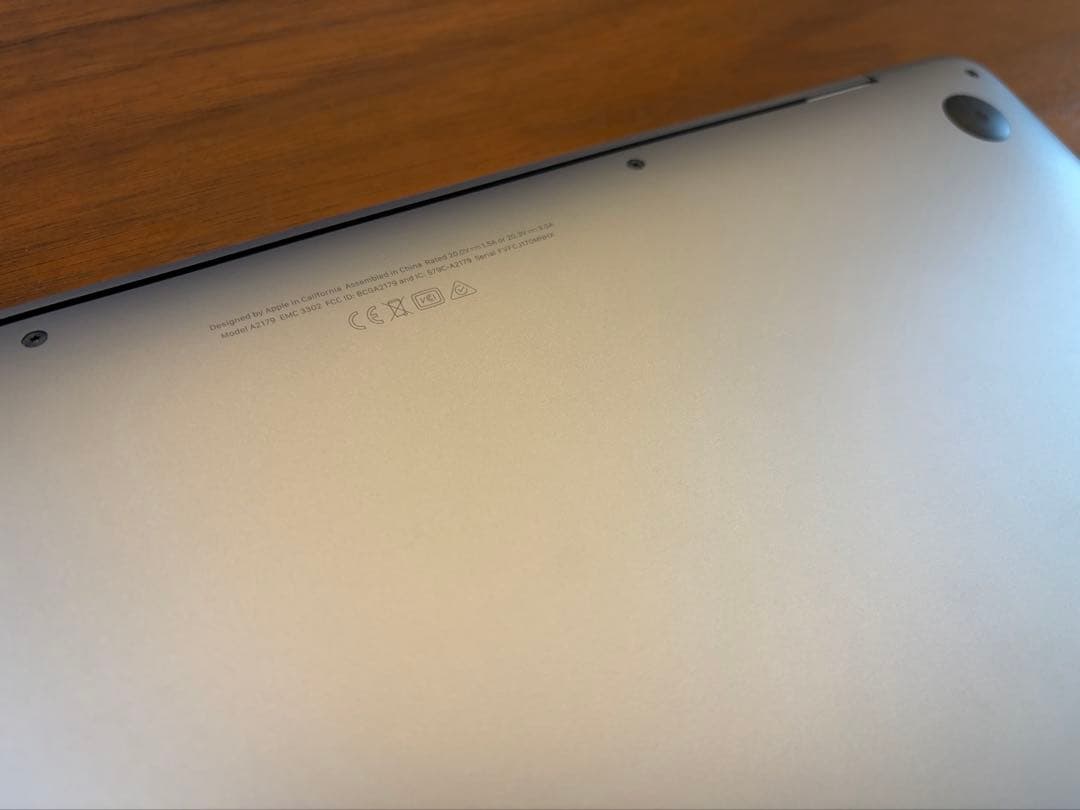 MacBook Air Retina, 13インチ, 2020, シルバー
