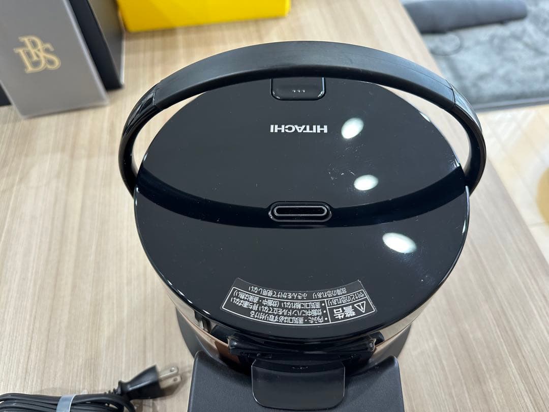HITACHI 炊飯器 デジタル表示 黒茶