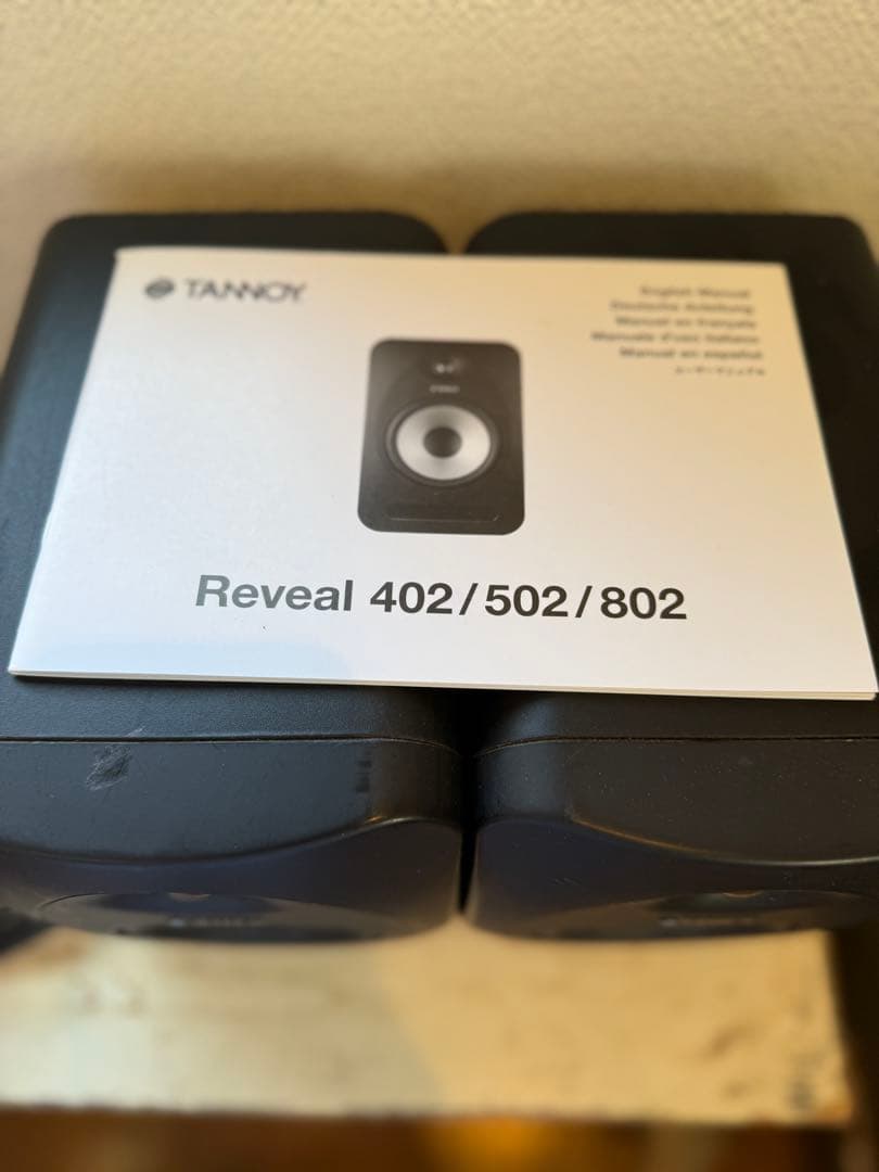 TANNOY Reveal 402　スタジオモニター　ペア＋バランスケーブル