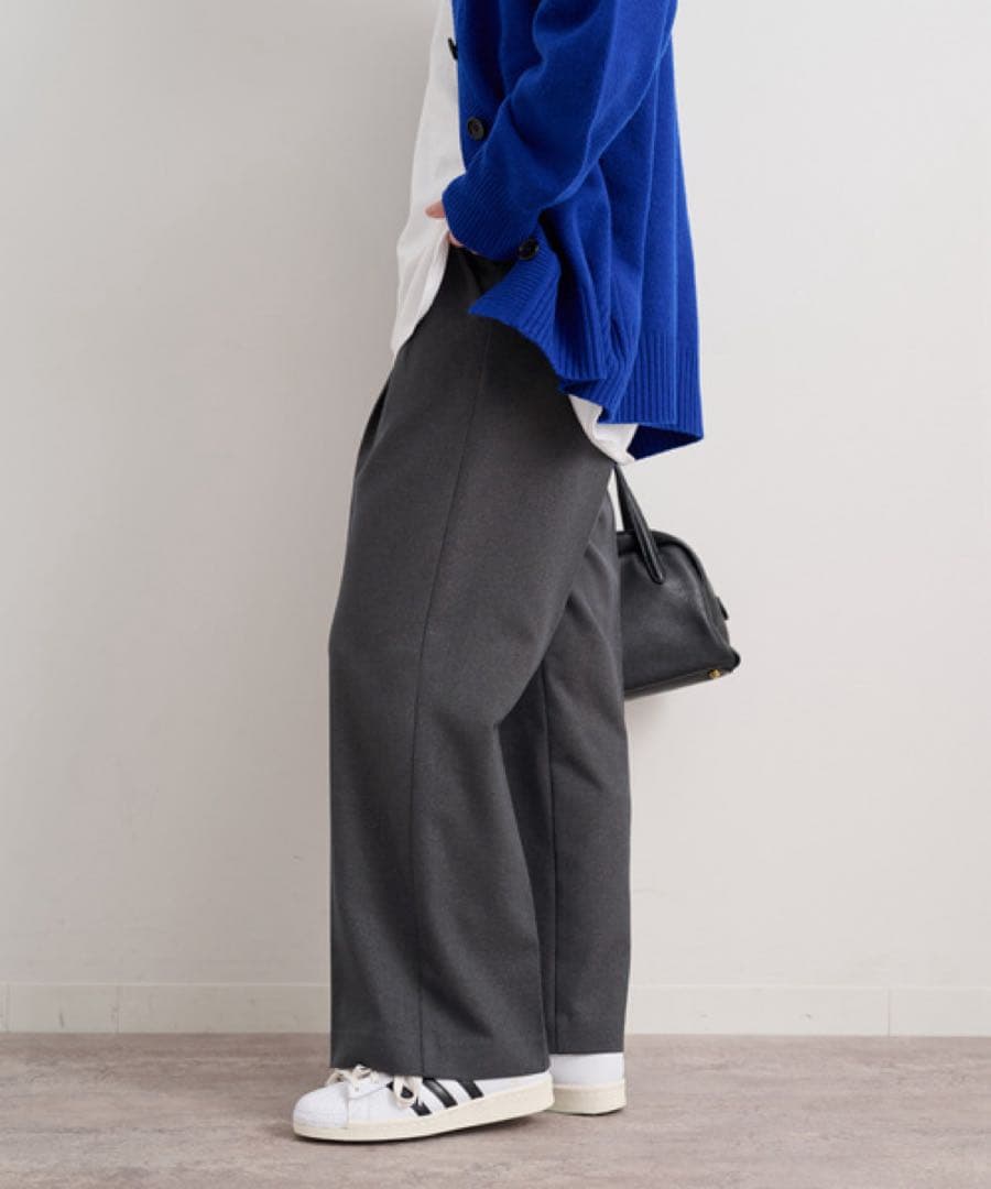 【新品】レリューム　ウールライクタックギャザーパンツ　ジャーナルスタンダード