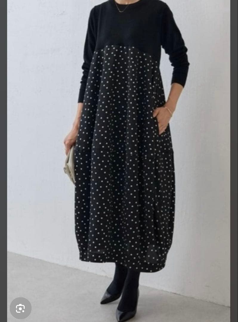 ラ*☆様 ⭐︎美品⭐︎ ビアズリー ドット　マルワンピ　　beardsley