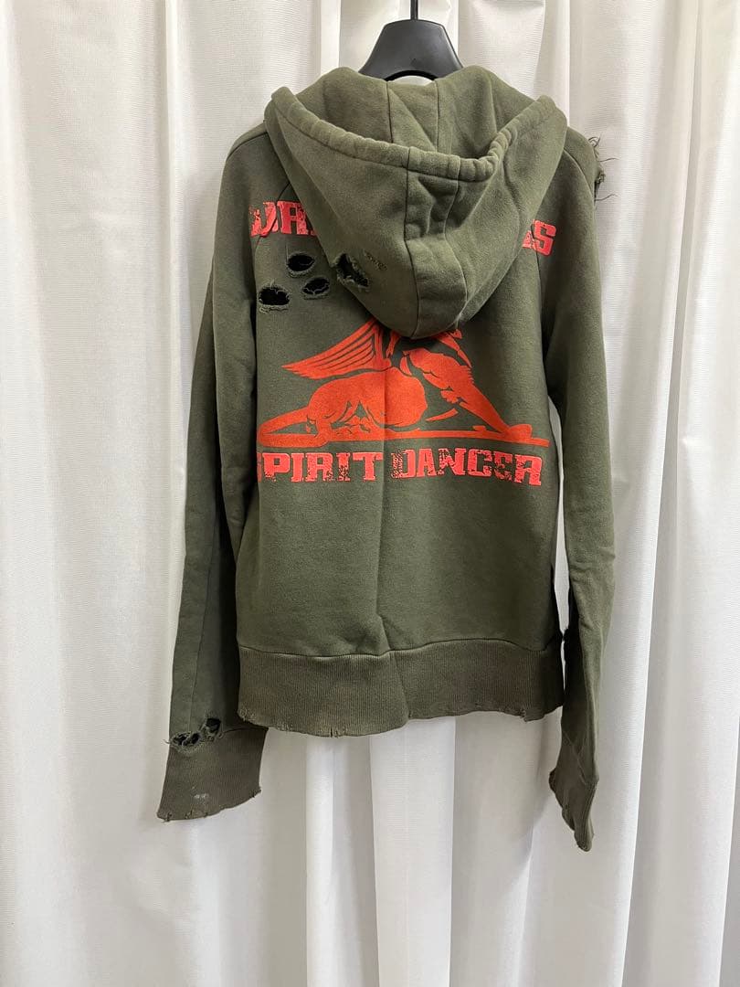 LGB DREAD ROCKS パーカー オリーブグリーン