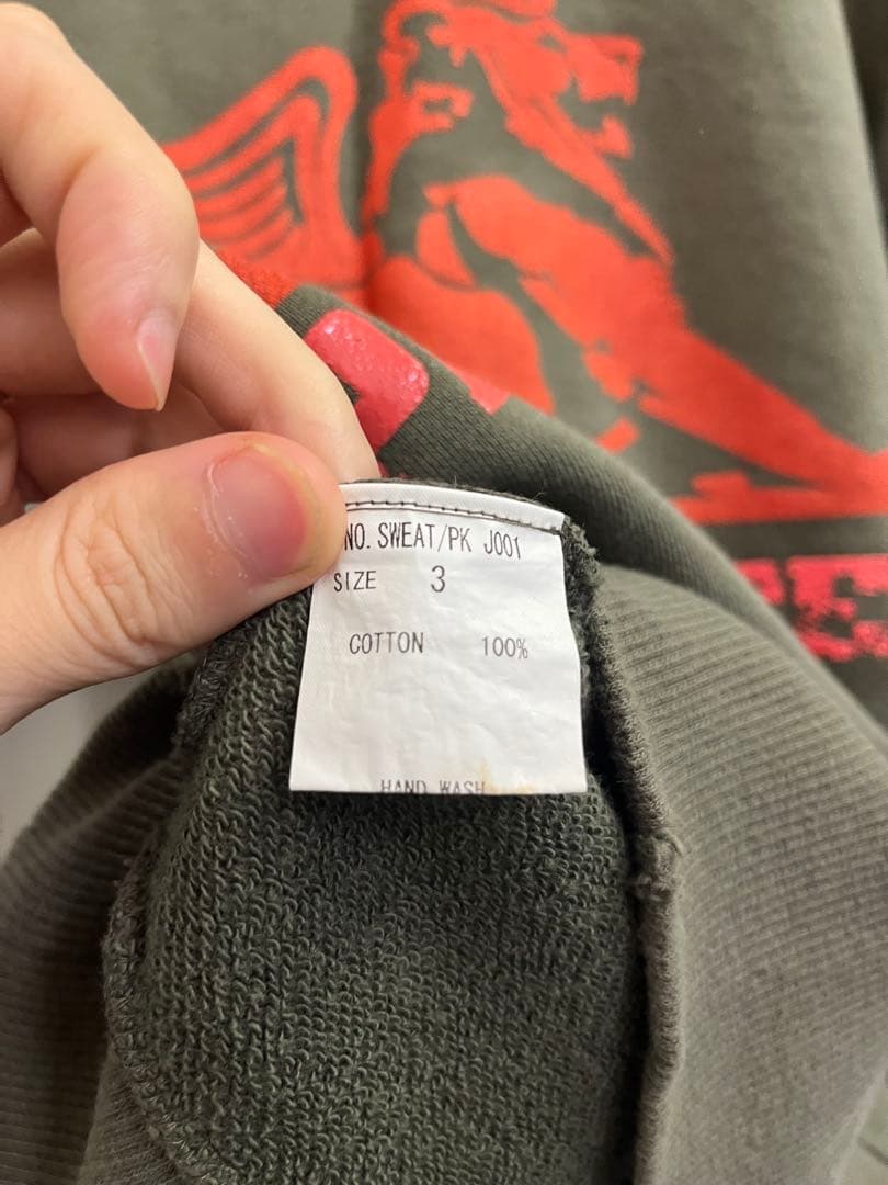 LGB DREAD ROCKS パーカー オリーブグリーン