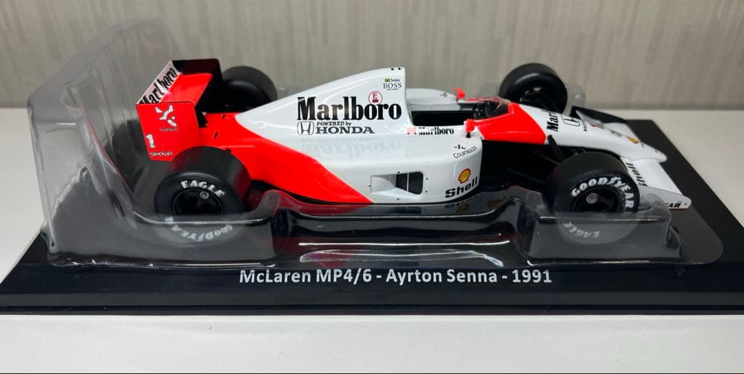 ビッグスケールF1コレクション　MP4/6 Aセナ　マルボロ使用　日本未発売