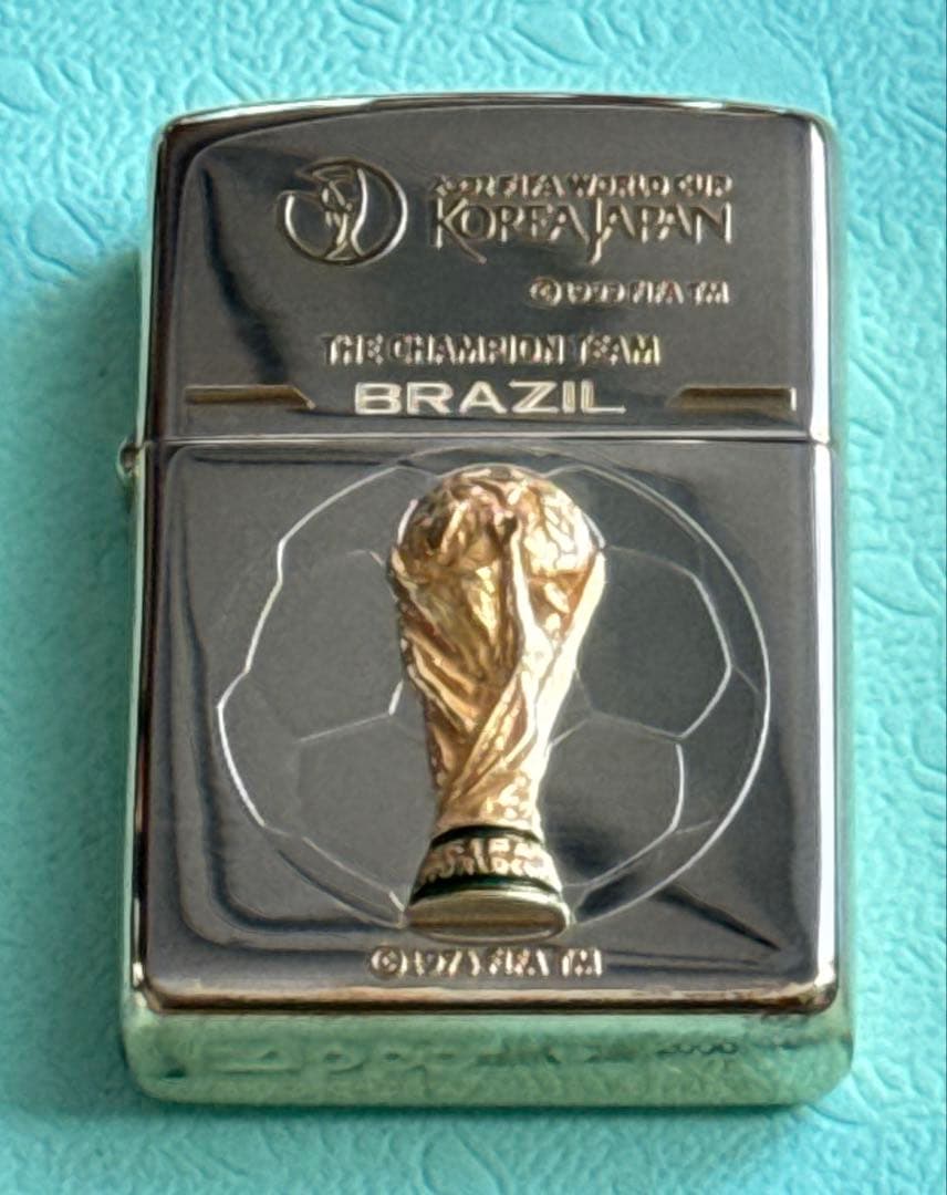 【未使用】2002年FIFAワールドカップ大会　ブラジル優勝記念ZIPPO