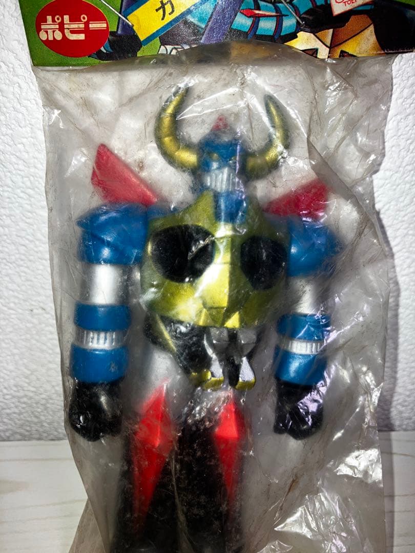 ポピー　ガイキング　ミニソフビ　袋入り 当時物　昭和レトロ　タカトク　ブルマァク