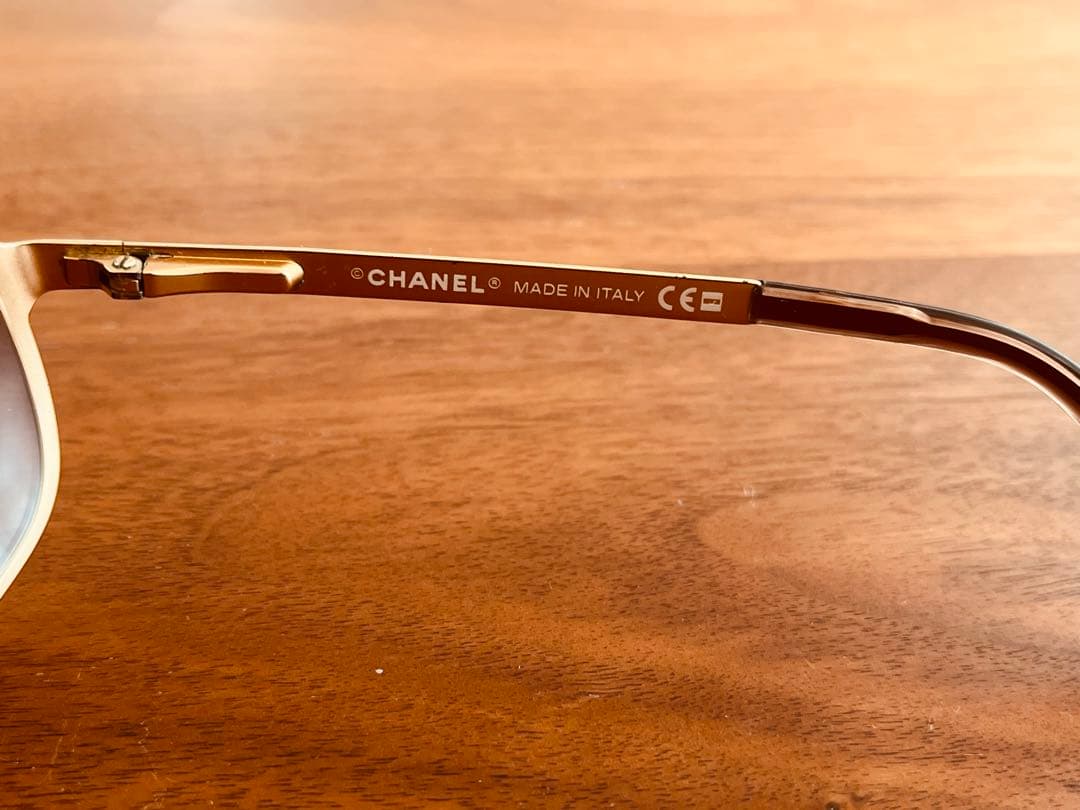 CHANEL ブラウン サングラス ケース付き