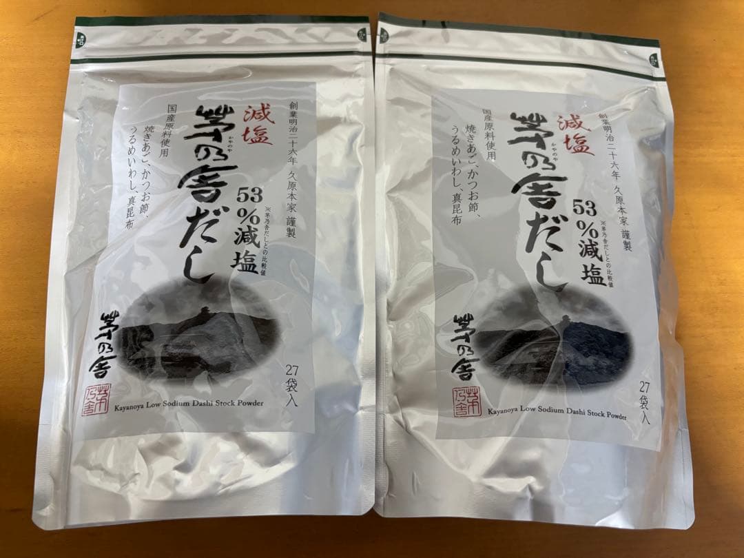 久原本家 減塩 茅乃舎だし 8g×27袋入 12個 （20000/12個）