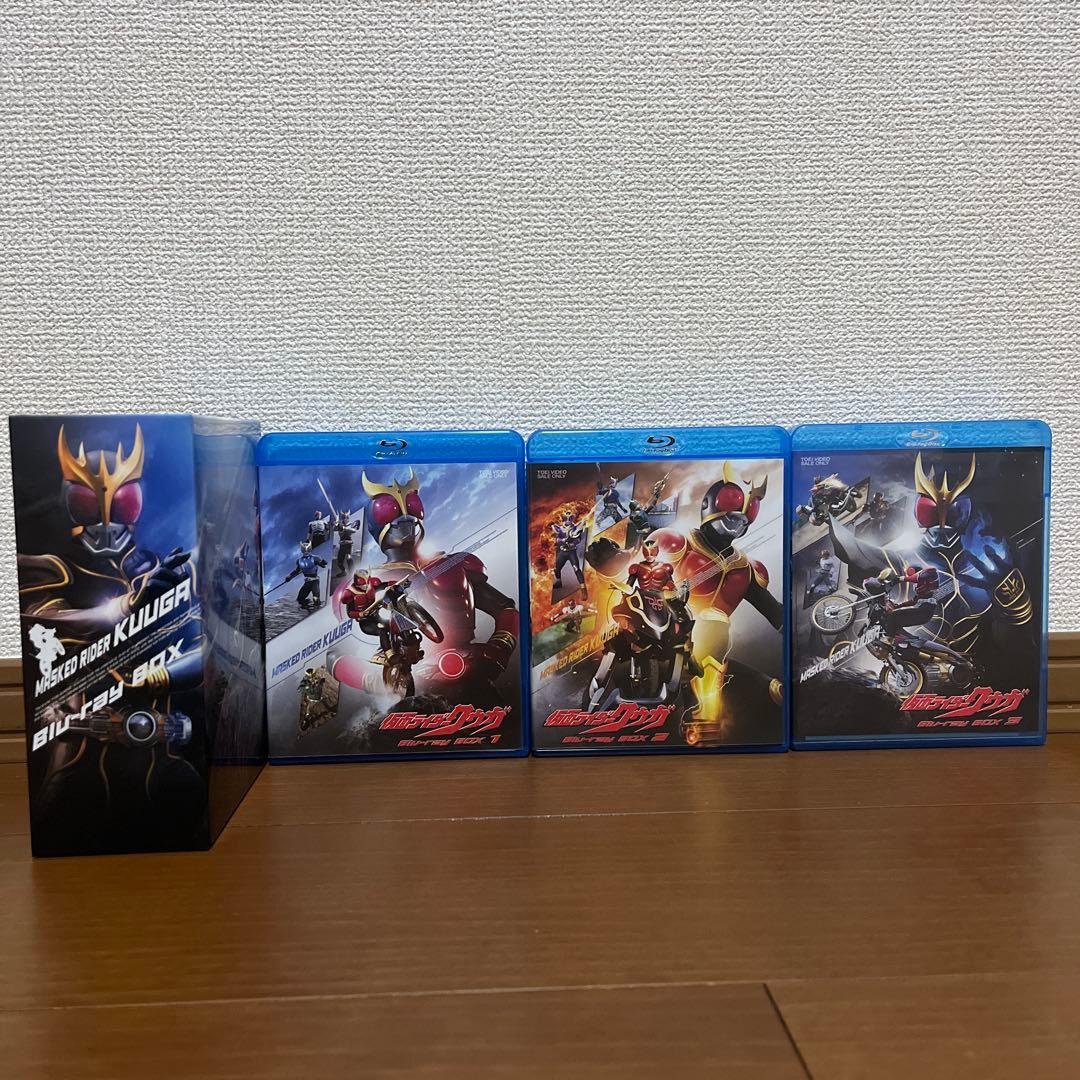 仮面ライダークウガ Blu-ray BOX 1、2、3セット&収納ボックス