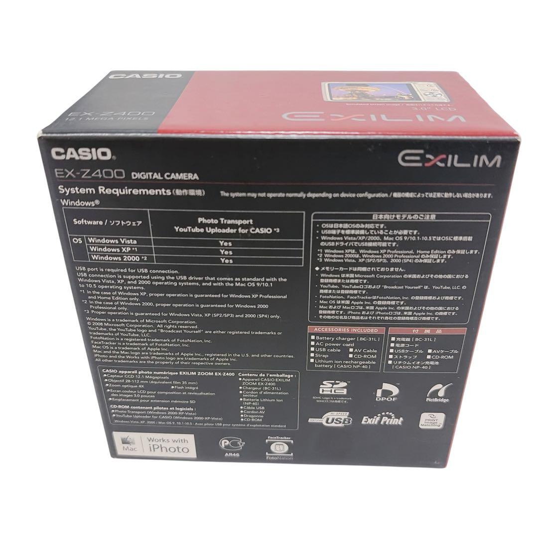 【美品】 CASIO デジカメ EXILIM EX-Z400 PK ピンク