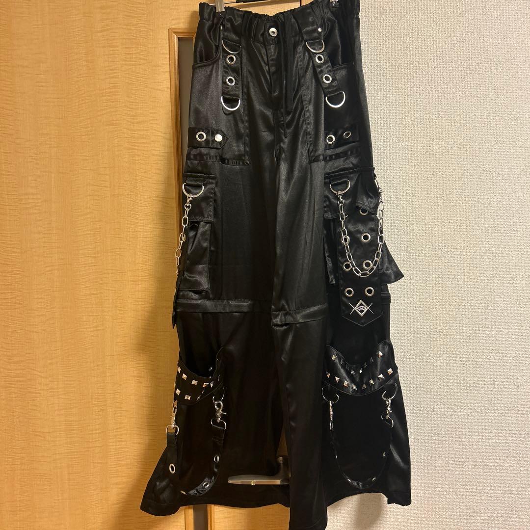 REFLEM【レフレム】2WAYワイドボンテージカーゴパンツ