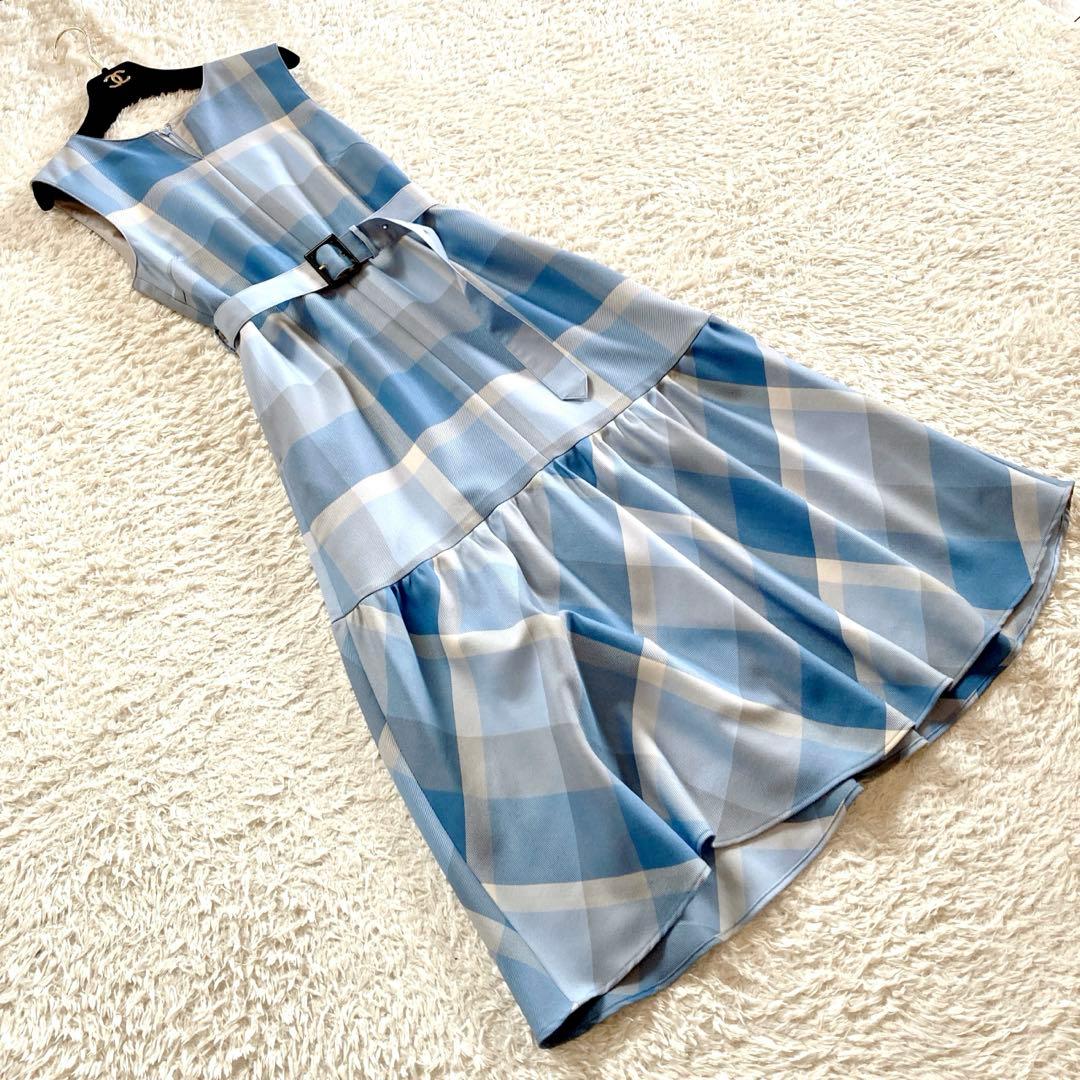 【原宿限定 希少カラー】ブルーレーベルクレストブリッジ ティアードワンピース