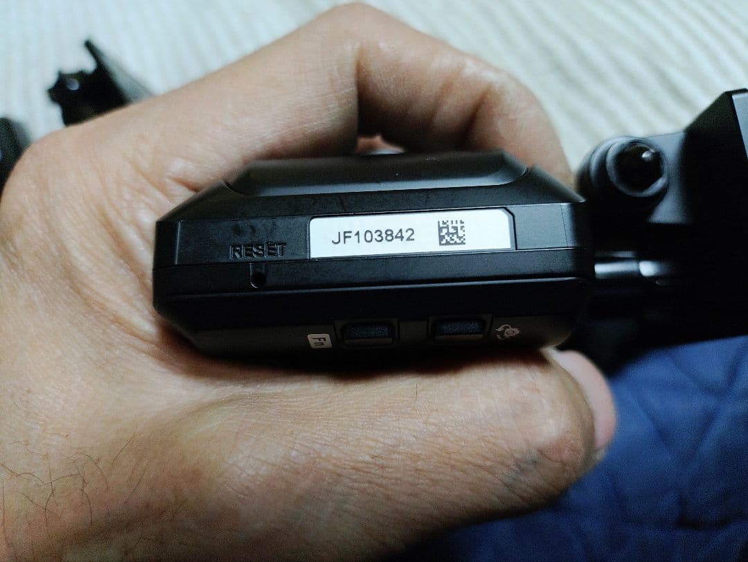 マルトク商会コムテックZDR-016型前後2カメラ完全作動確認フルセット