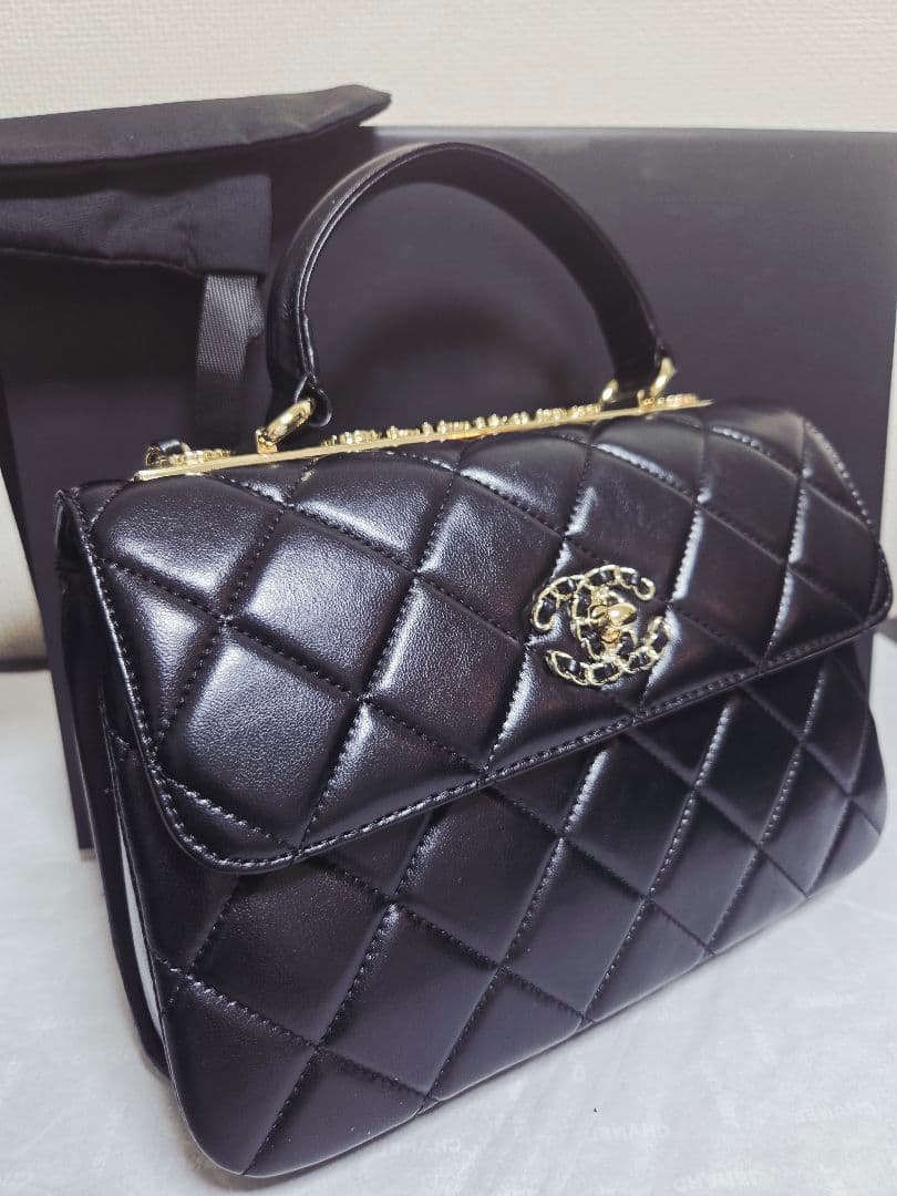 *2wayラムスキン ショルダーバッグ キルティング*