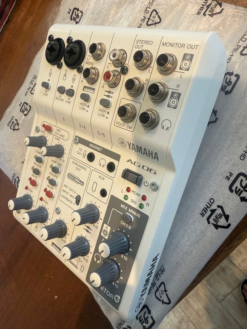 DTM・DAW YAMAHA AG06MK2