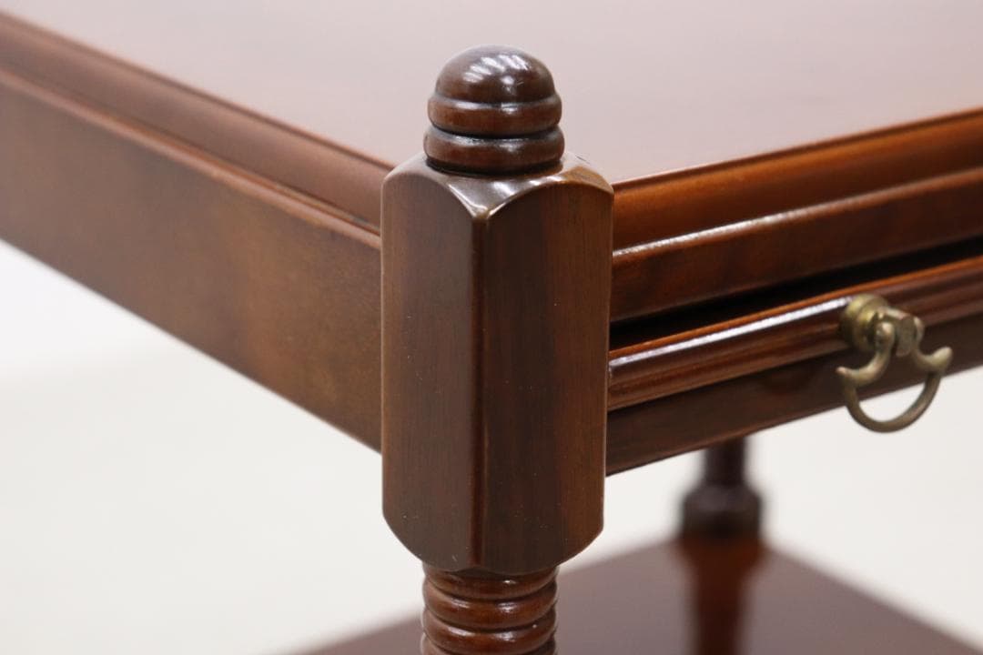 U.S. アメリカ ボンベイ サイドテーブル ラック ベッドサイド ヴィンテージ