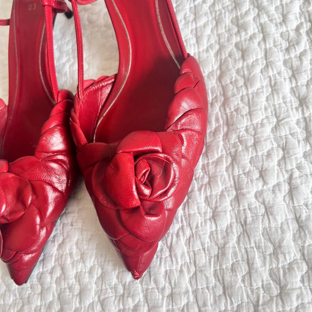 ヴァレンティノ ガラヴァーニ ATELIER フラワーパンプス 花 ミュール