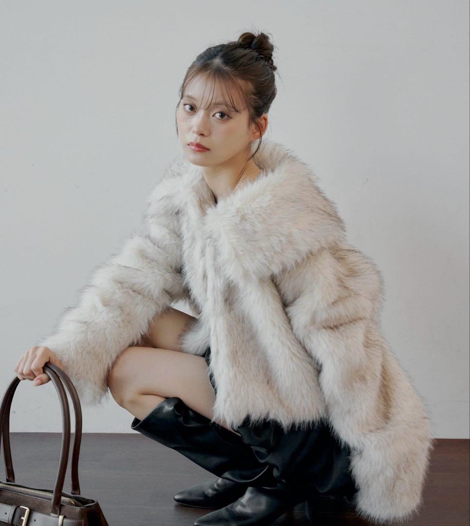 Chico ファー　ファーショートコート　ファーコート　コート　ファージャケット