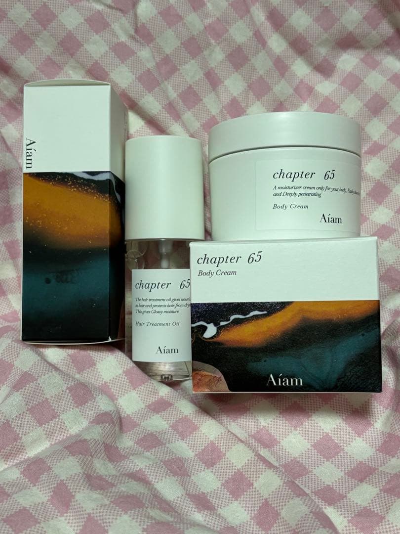 Aiam ボディクリーム チャプター 65 ヘアトリートメントオイル 2点セット