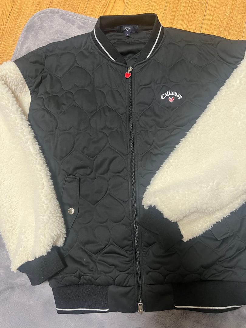 キャロウェイ袖ボアブルゾン