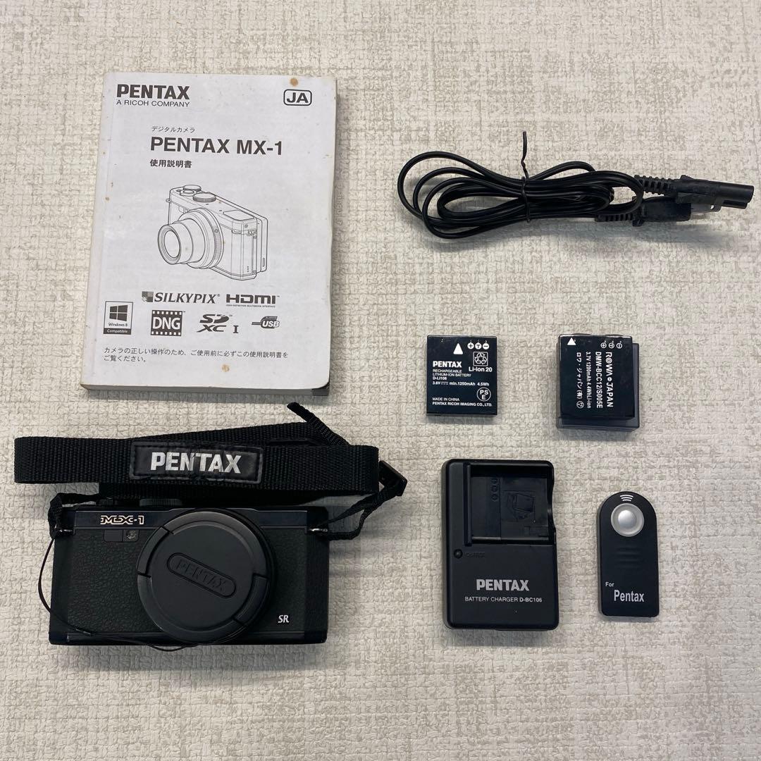 PENTAX MX-1 コンパクトデジタルカメラ ブラック