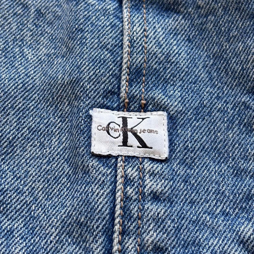 【Vintage】カルバンクライン デニムカバーオール 90s 00s Lサイズ