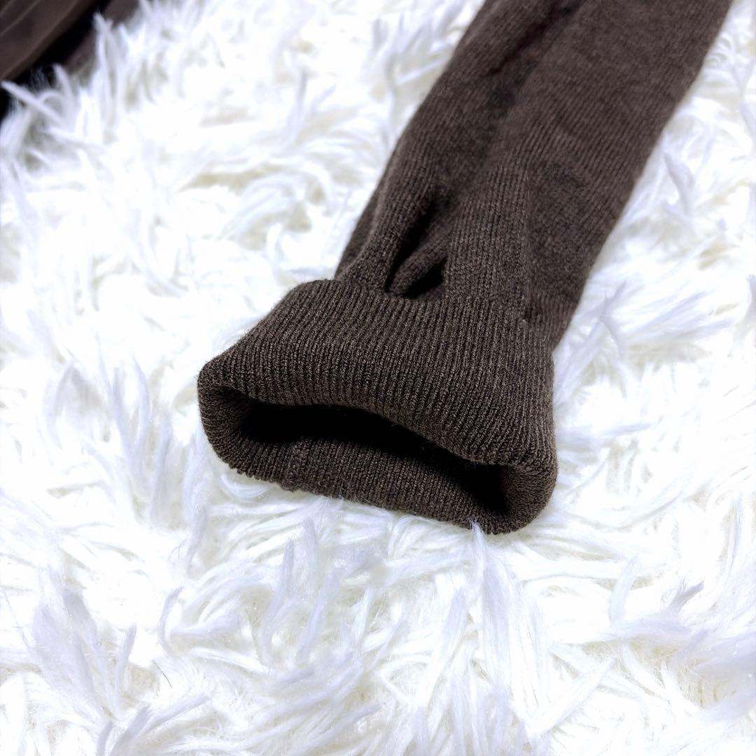 ワンピース Ameri vintage SIDE PLEATS KNIT DRESS M